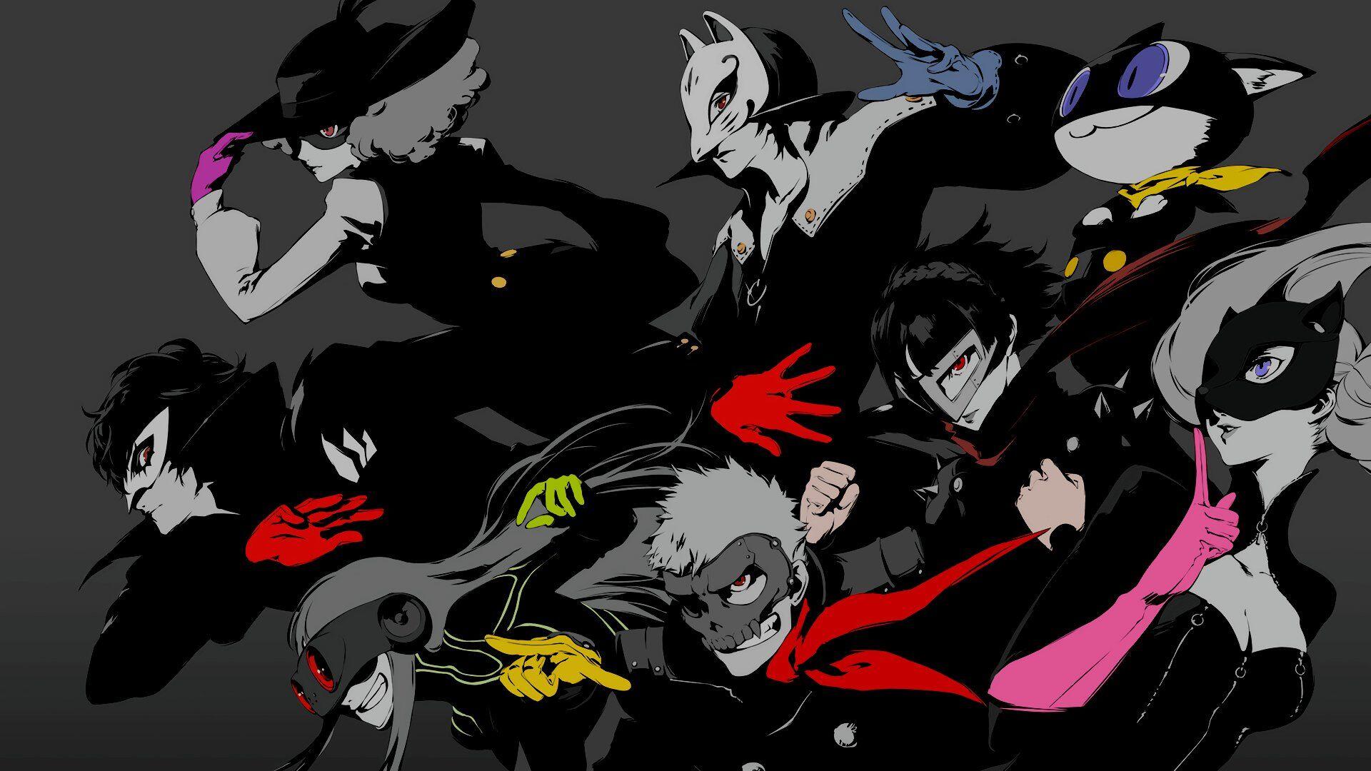 Discovery splash banner for Persona 5 Emotes Discord server