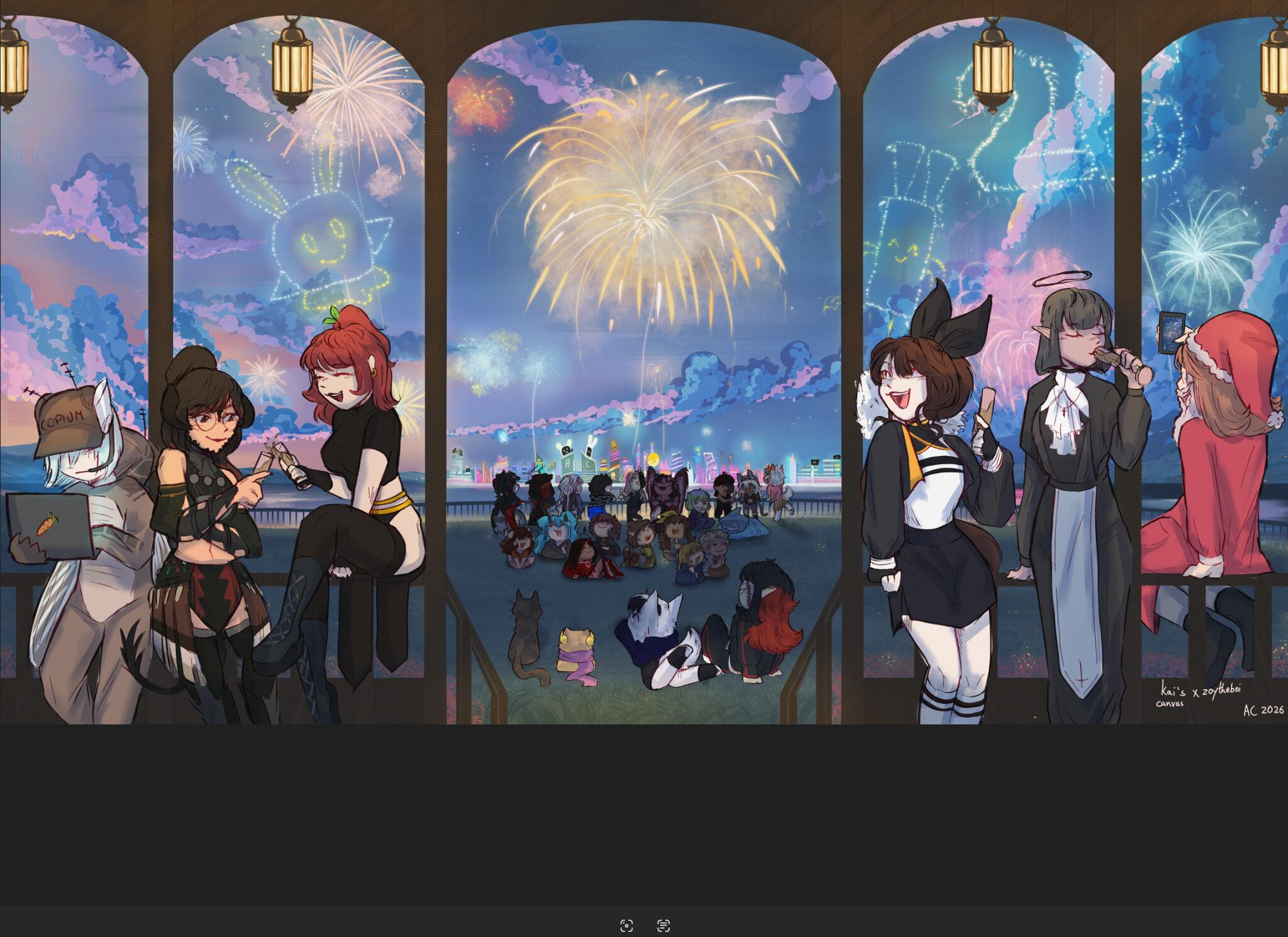 Discovery splash banner for Art Commissions Discord server