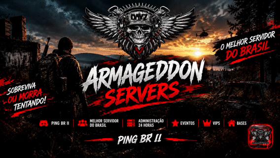 Discovery splash banner for Armageddon Servers Discord server