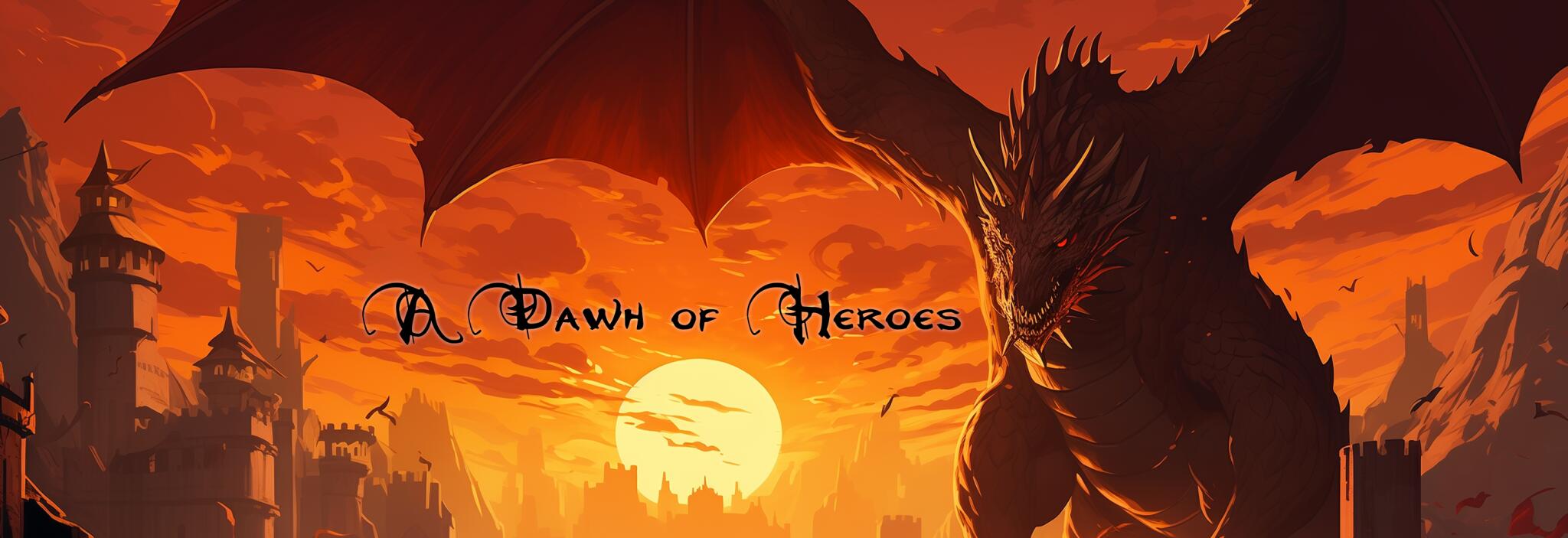Discovery splash banner for A Dawn of Heroes: Nordock Discord server