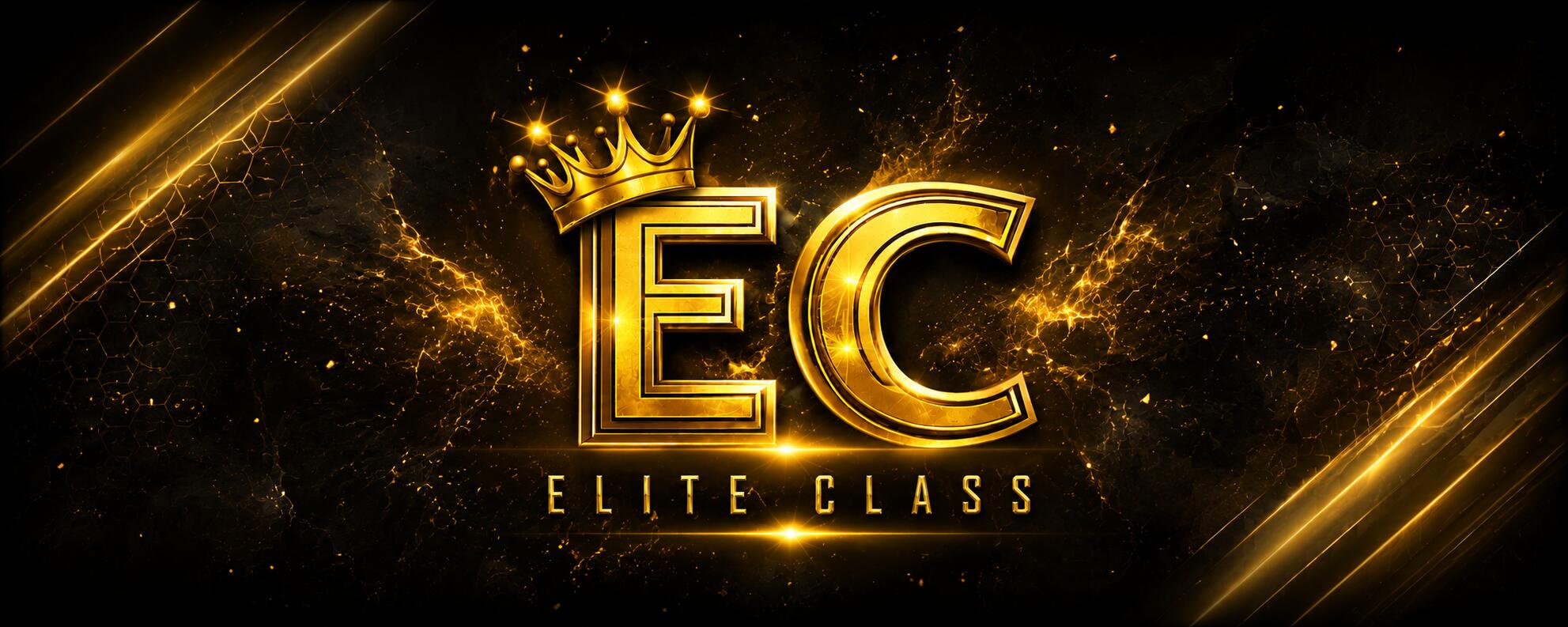 Discovery splash banner for Elite Class Discord server