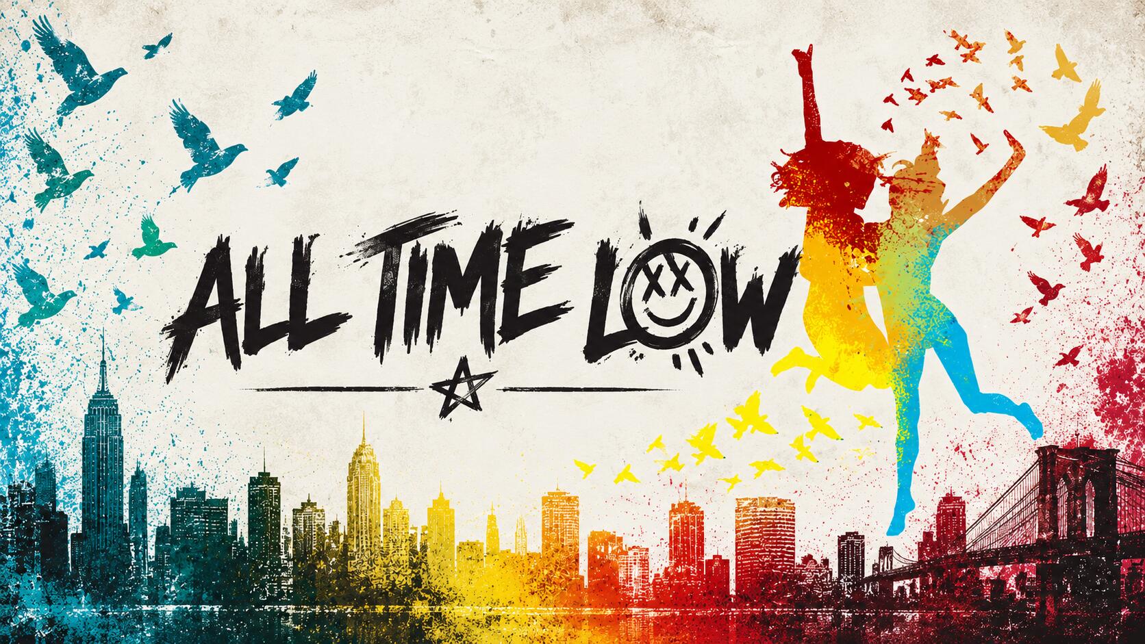 Discovery splash banner for All Time Low Discord server