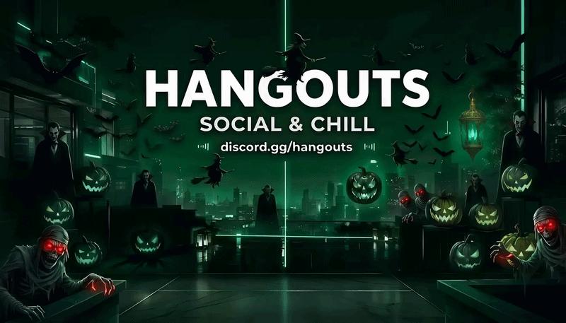 Discovery splash banner for Hangouts Discord server