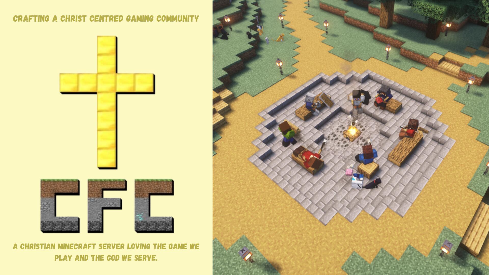 Discovery splash banner for Crafting For Christ Discord server