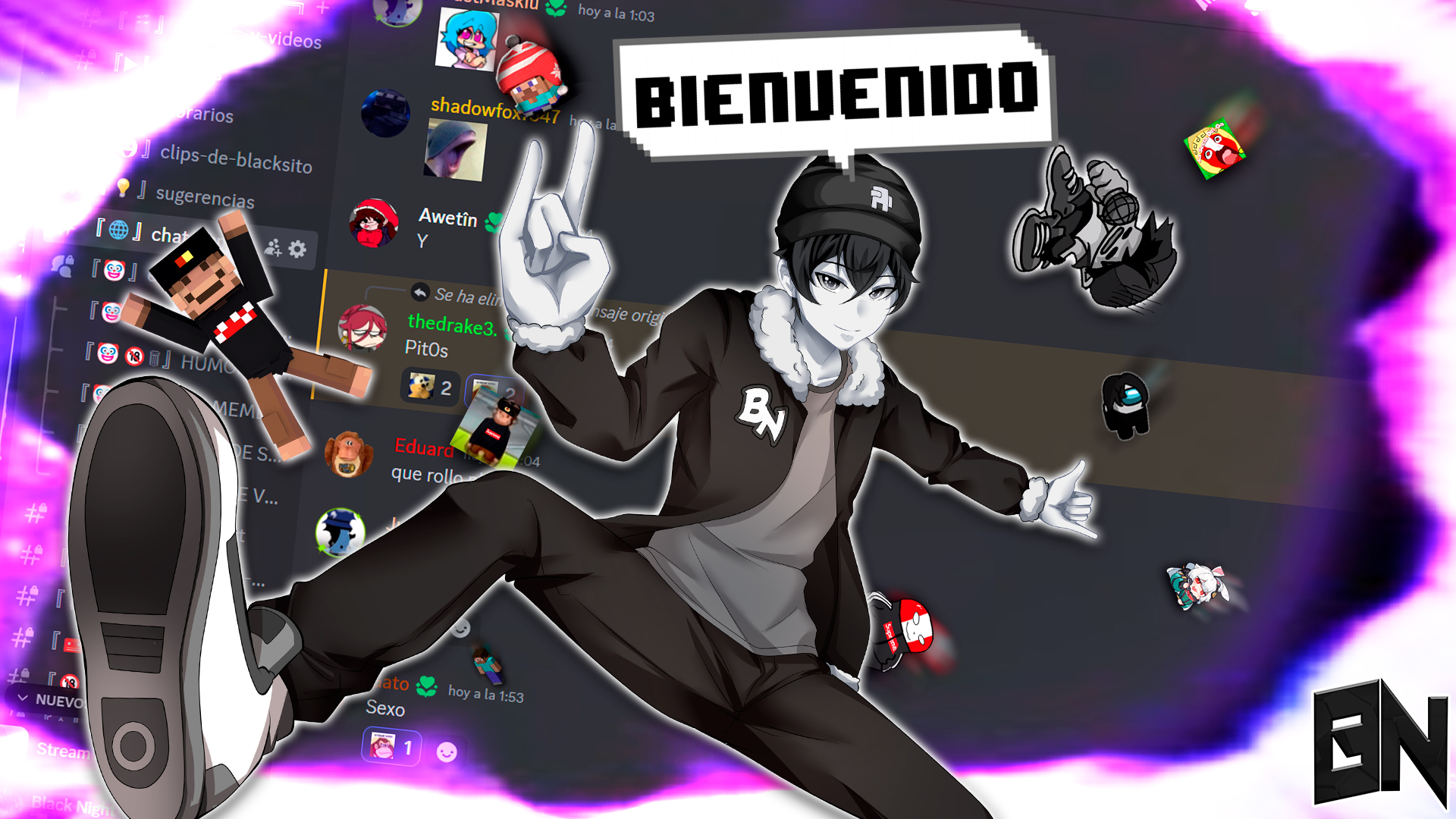 Discovery splash banner for ARMY BLACK NIGHT 2026 Discord server