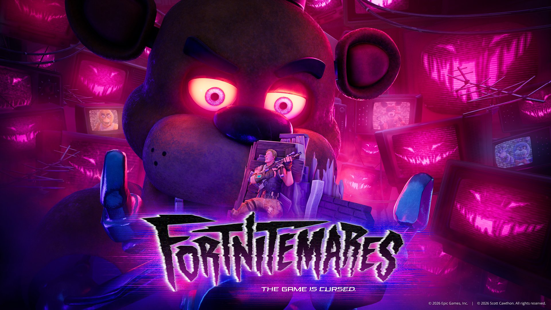 Discovery splash banner for I Talk Fortnitemares Discord server