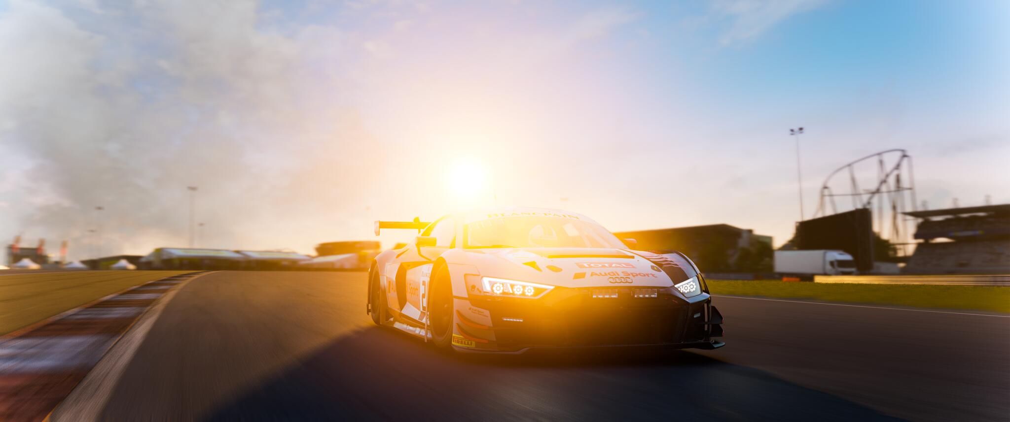 Discovery splash banner for PWA Simracing e.V. Discord server