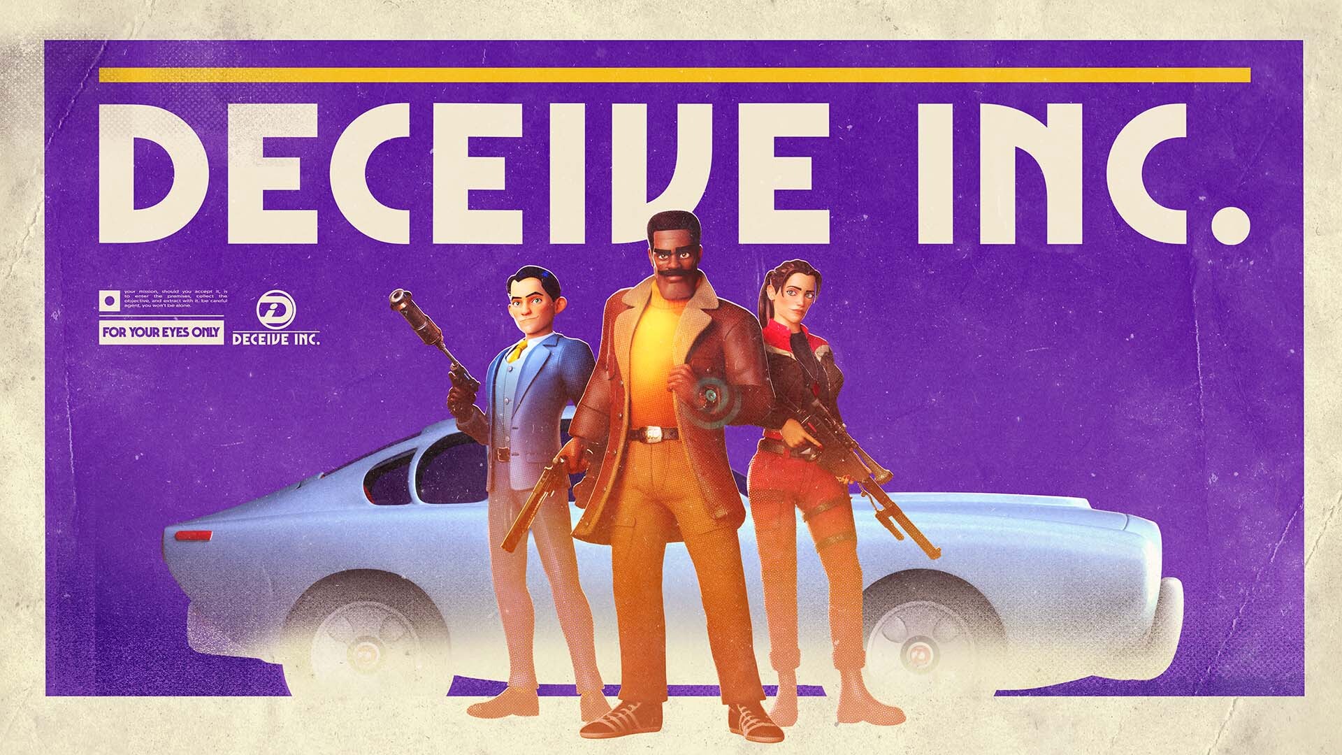 Discovery splash banner for Deceive Inc. Discord server