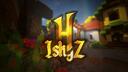 Discovery splash banner for iSkyZ - Hypixel Skyblock Discord server