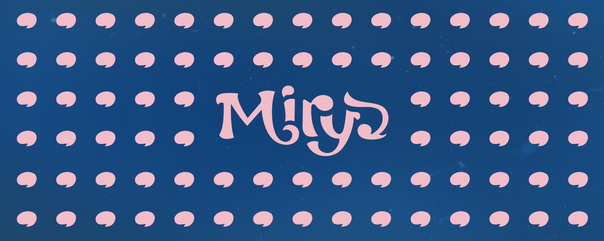 Discovery splash banner for Mirys Discord server