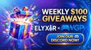 Discovery splash banner for Elyxir & VGP Discord server