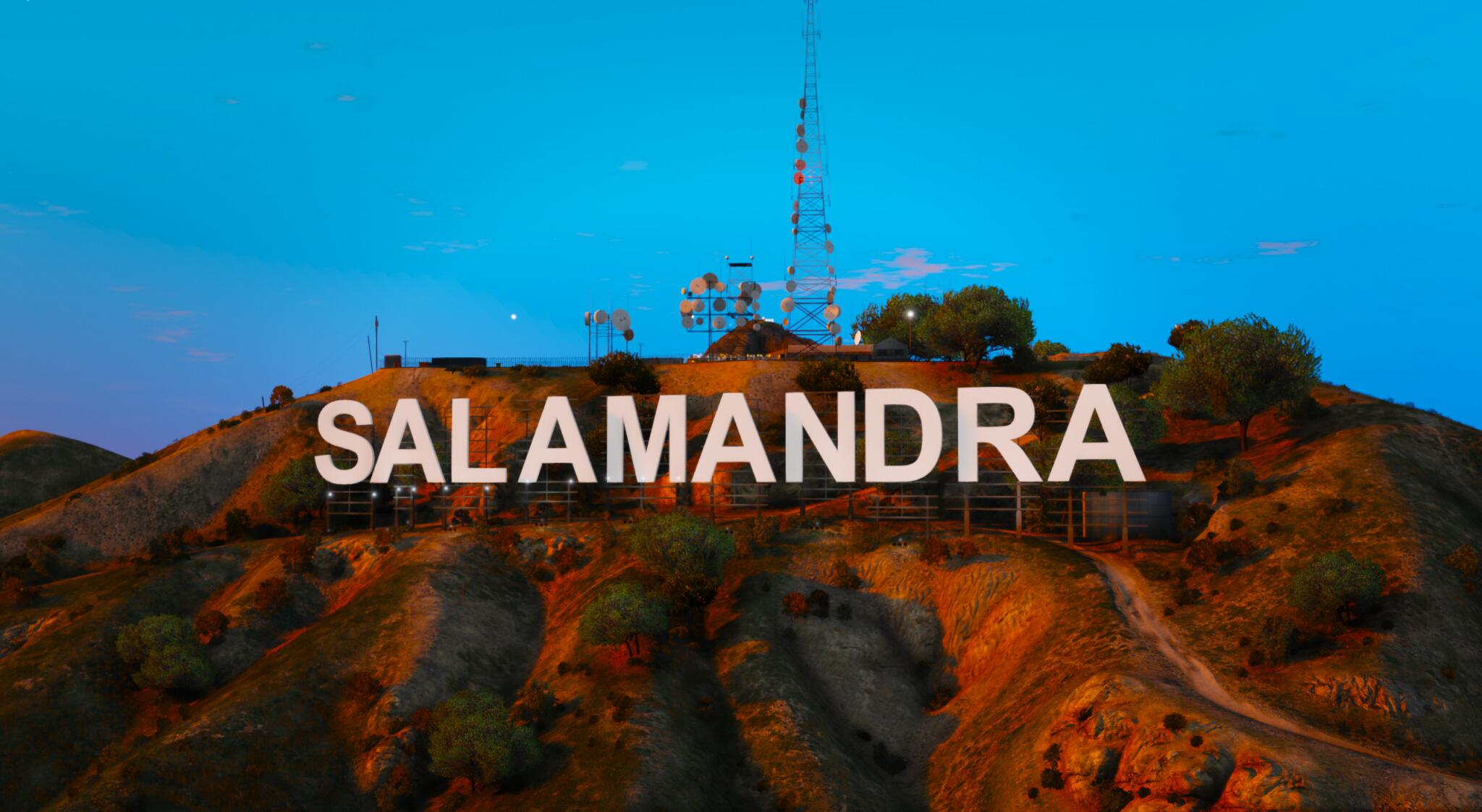 Discovery splash banner for Salamandra Life RP Discord server