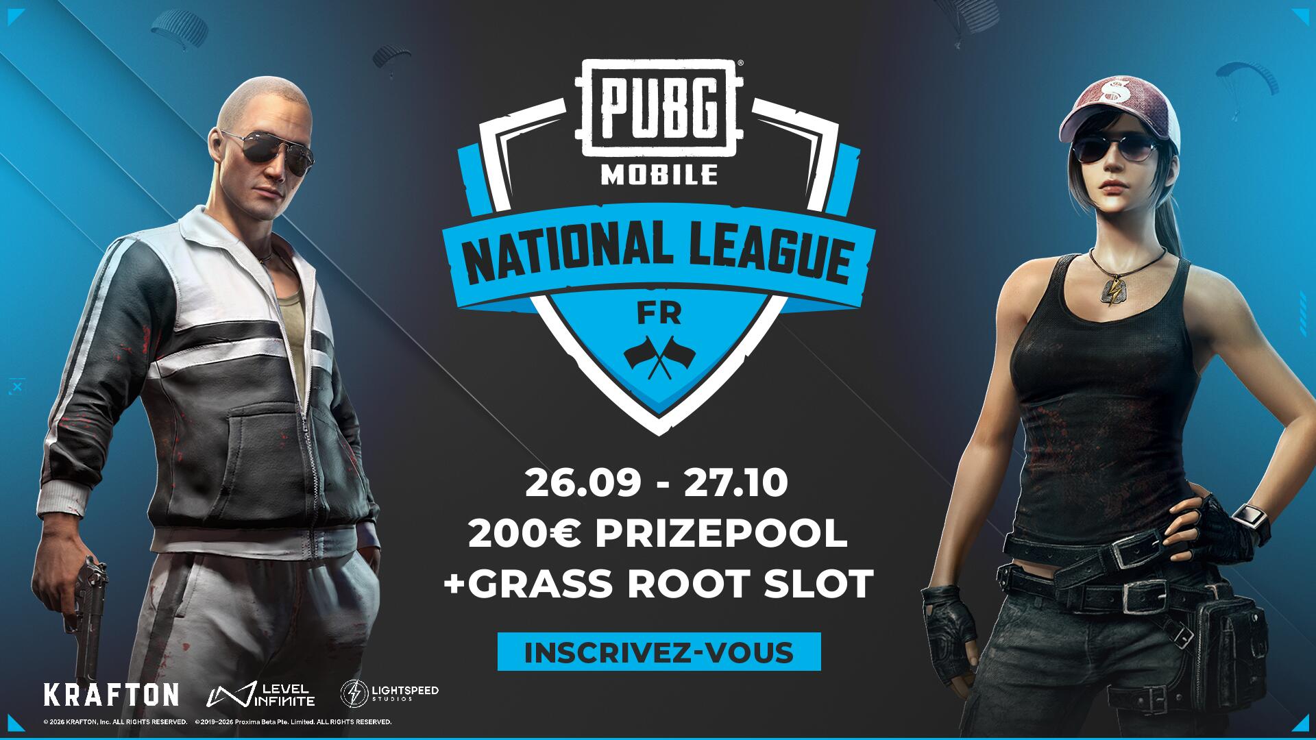 Discovery splash banner for PUBG MOBILE FRANCE Discord server