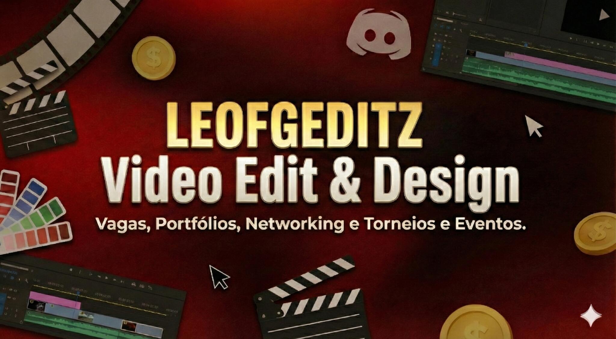 Discovery splash banner for LEOFGEDITZ - Video Edit & Design Discord server