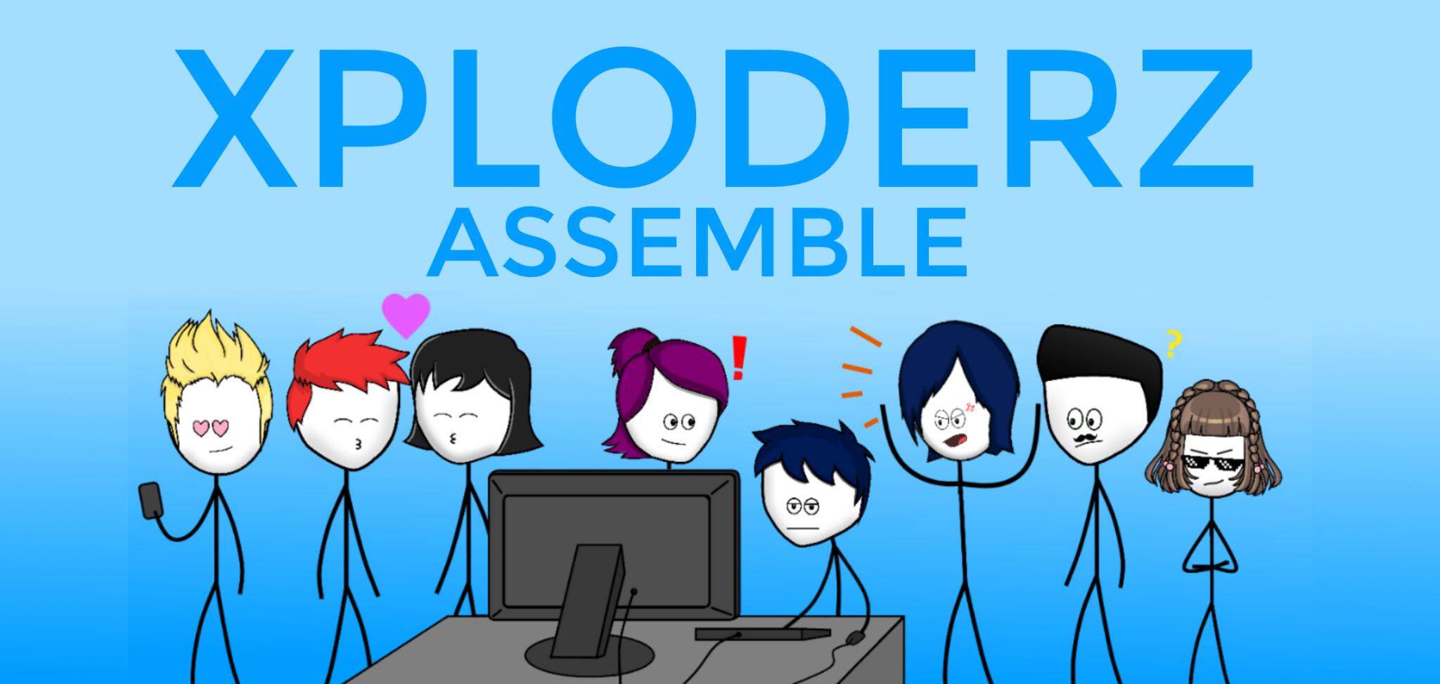 Discovery splash banner for XploderZ Assemble Discord server