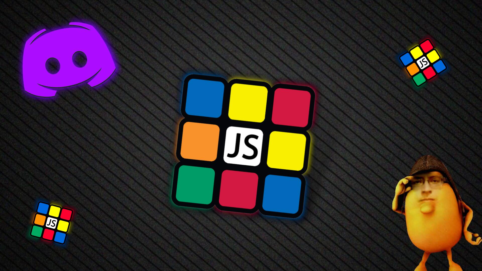Discovery splash banner for JS cuber Discord server