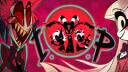Discovery splash banner for Unofficial Hazbin Hotel/Helluva Boss Discord server