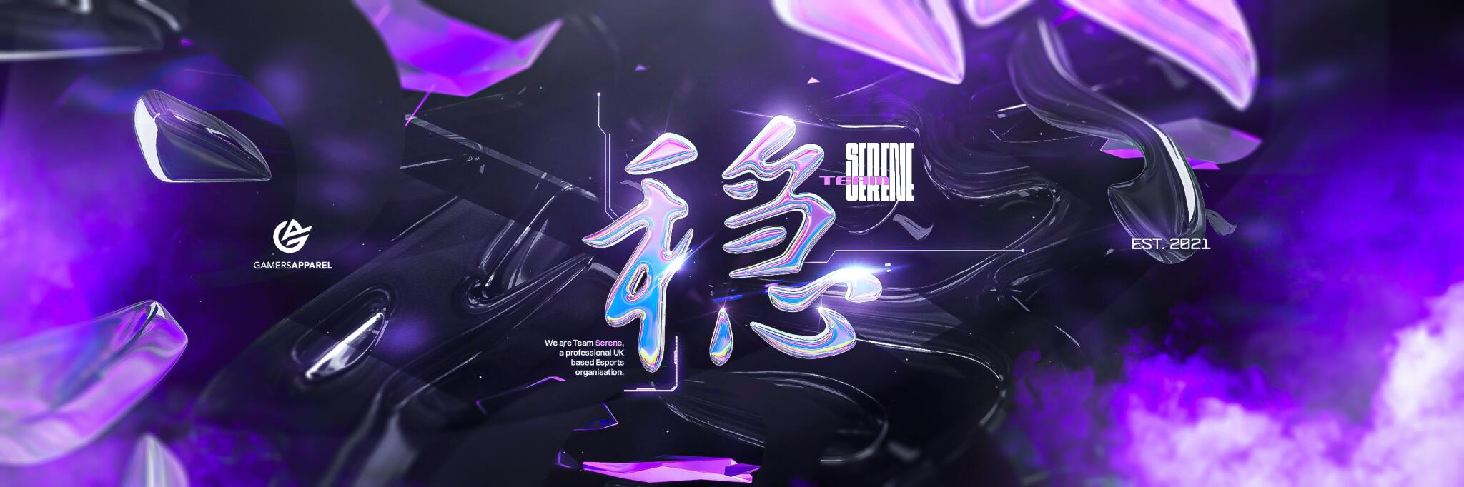 Discovery splash banner for Team Serene Discord server