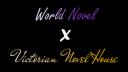 Discovery splash banner for World Novel x Victorian Novel House Discord server