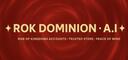 Discovery splash banner for ✦ RoK Dominion • A.I ✦ Discord server