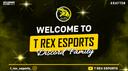 Discovery splash banner for T REX ESPORTS Discord server