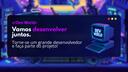Discovery splash banner for Dev World Discord server