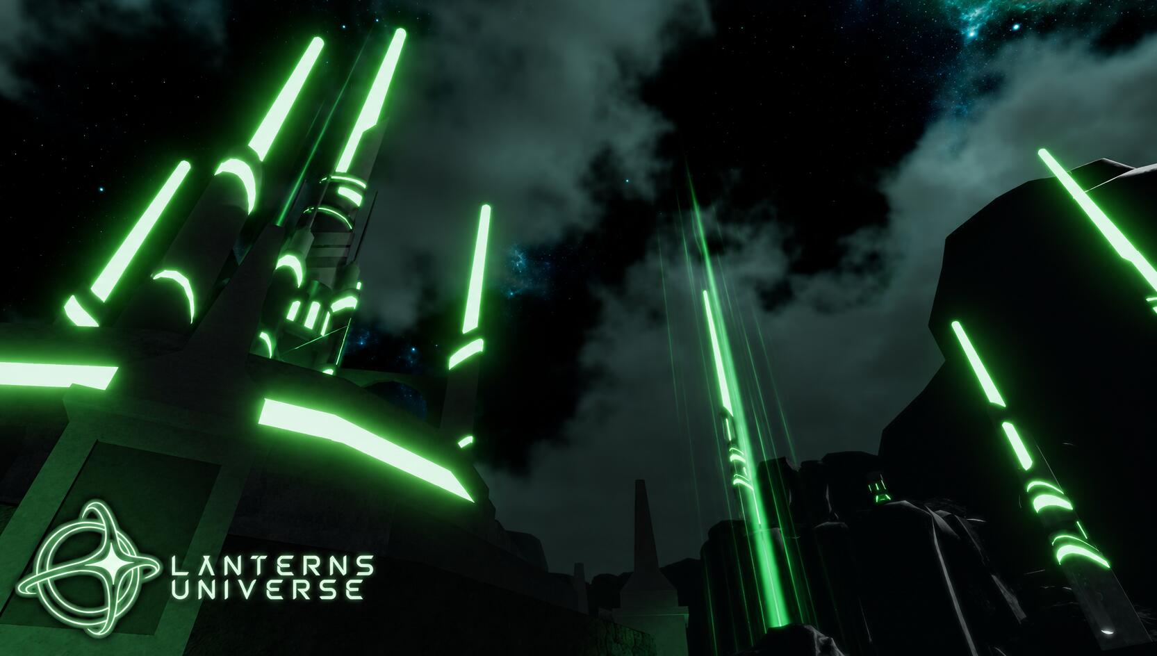 Discovery splash banner for Lanterns Universe Discord server
