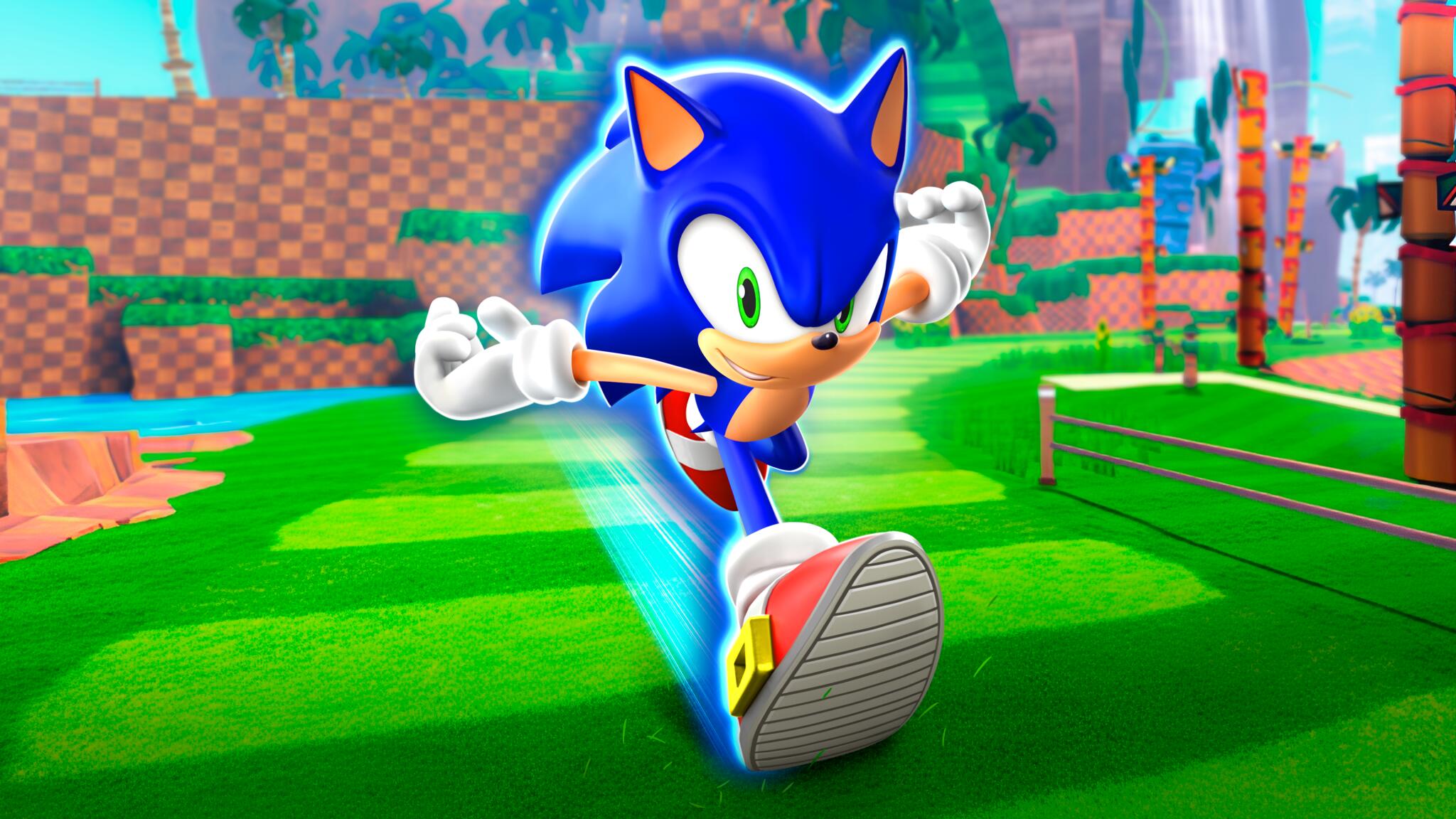 Discovery splash banner for Sonic Speed Simulator Discord server