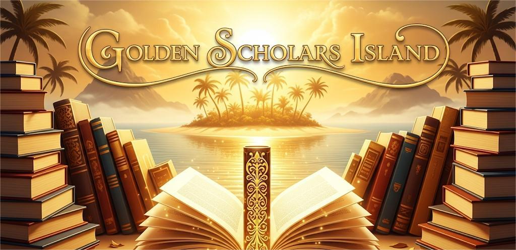 Discovery splash banner for ✨Golden Scholars Island✨ Discord server