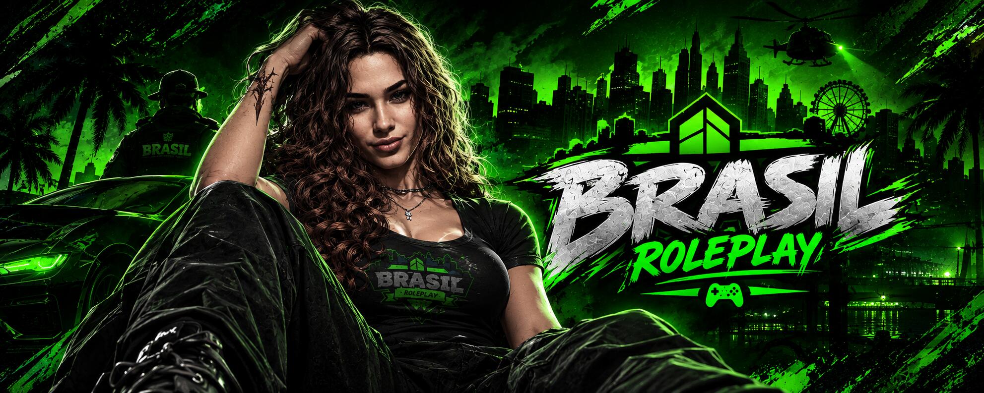 Discovery splash banner for BRASIL ROLEPLAY - 5🏆 Discord server