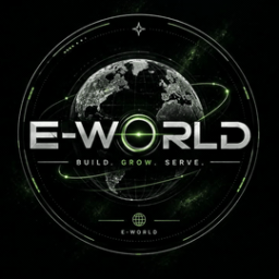 Discovery icon for E-WORLD | | Active VC Server • Hangout • Voice Chat • Call • Social • Chill • Anime • Memes • Emojis Discord server